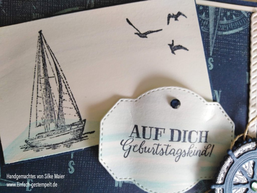 FreuTag Maritime Karte zum Geburtstag ♥ Schönes aus Papier ♥
